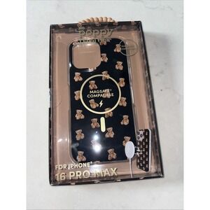 XO Poppy HONEY BEAR Phone Case iPhone 16 Pro Max MagSafe Compatible Teddy Cell